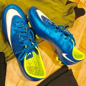 Nike Mercurial soccer cleats - blue Women’s sz 8